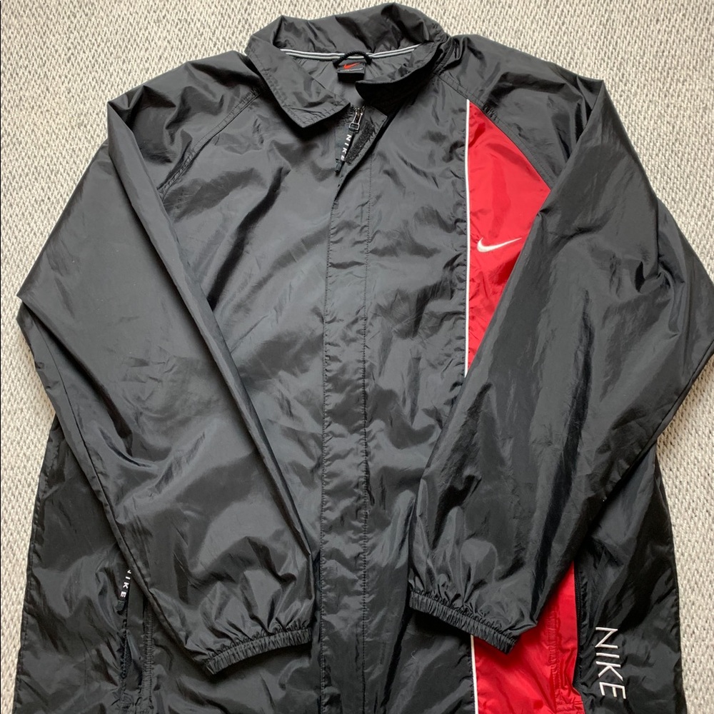 VTG Nike 90s Large Spellout Windbreaker Jacket